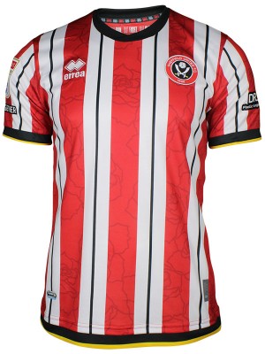 Sheffield United maillot domicile uniforme de football kit de football pour hommes premier haut de sport chemise 2024-2025