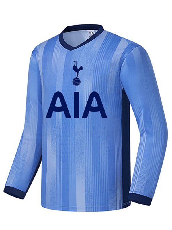 Tottenham Hotspur maillot à manches longues extérieur uniforme de football adulte hommes deuxième tenue de sport kit de football haut chemise 2024-2025