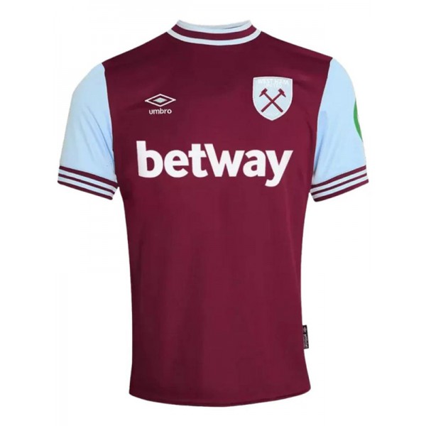 West ham united maillot domicile uniforme de football adulte premier maillot de football sportswear pour hommes 2024-2025