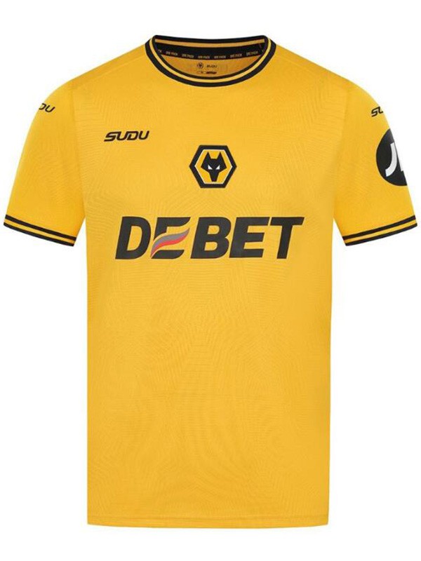 Wolverhampton maillot domicile uniforme de football adulte premier maillot de football sportswear pour hommes 2024-2025