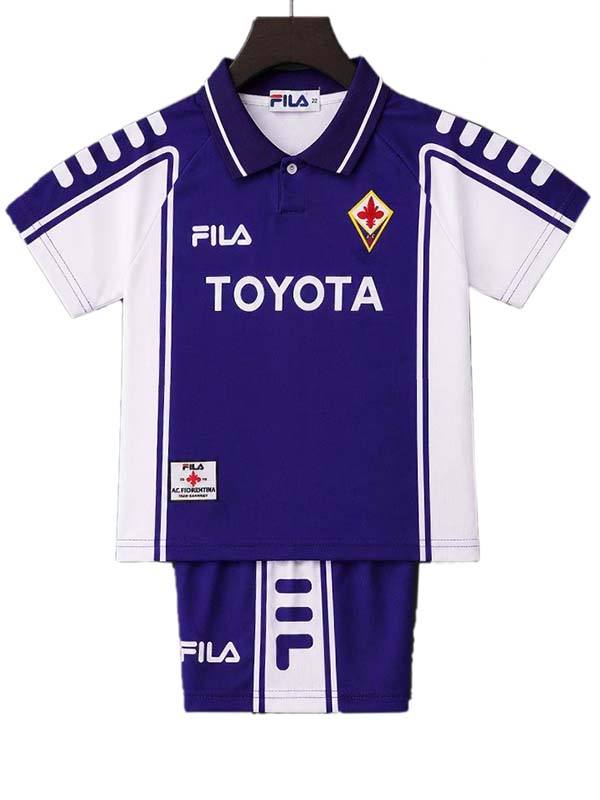 Fiorentina home kids kit childrens retro jersey 1999-2000