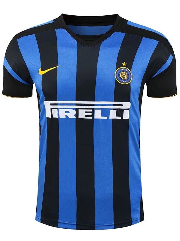 Inter Milan domicile maillot rétro uniforme de football vintage deuxième kit de football pour hommes chemise haute de sport 2002-2003