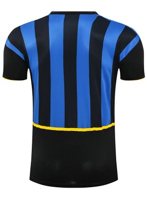 Inter Milan domicile maillot rétro uniforme de football vintage deuxième kit de football pour hommes chemise haute de sport 2002-2003