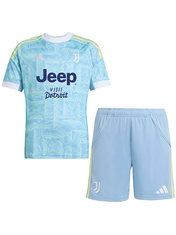 Juventus away kids kit childrens jersey 2025-2026