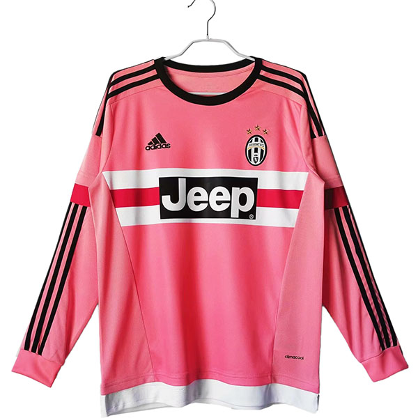 Juventus away long sleeve jersey mens retro shirt 2015-2016