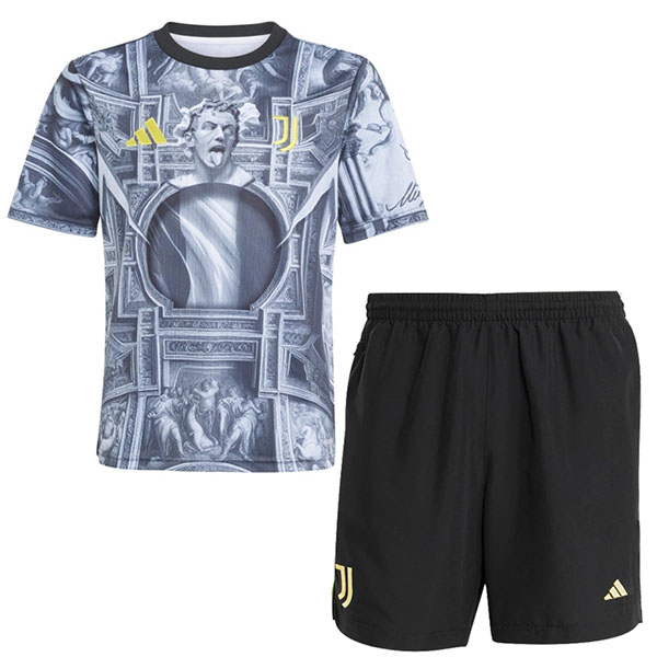 Juventus Del Piero Legend pre-match kids kit childrens jersey 2025-2026
