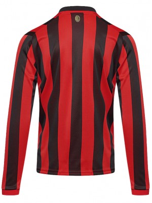 AC Milan maillot à manches longues du 125e anniversaire de l' uniforme de football pour adulte kit de vêtements de sport rouge pour hommes haut de football 2024-2025