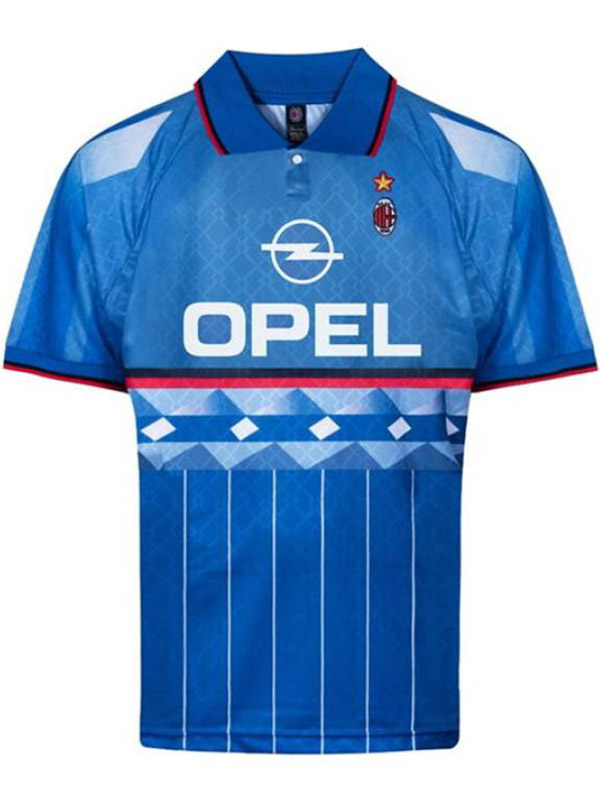 AC milan maillot extérieur uniforme rétro homme 1995-1996