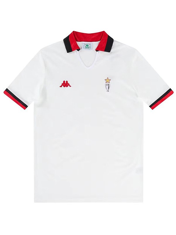 AC milan maillot extérieur uniforme de football deuxième kit de football de sport pour hommes 1989-1990