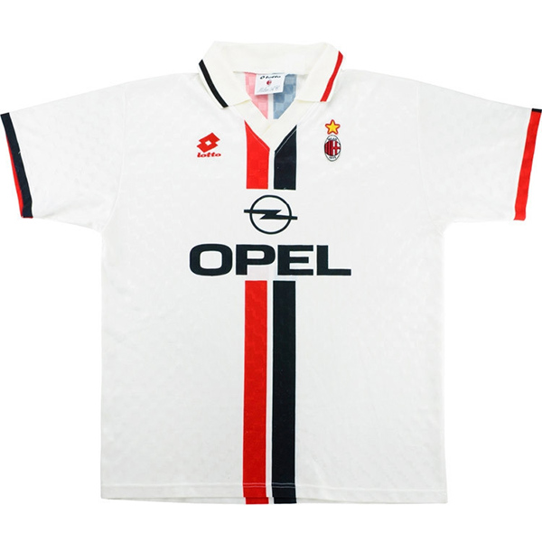 AC milan extérieur deuxième maillot rétro maillot de football sportswear pour homme 1995-1997