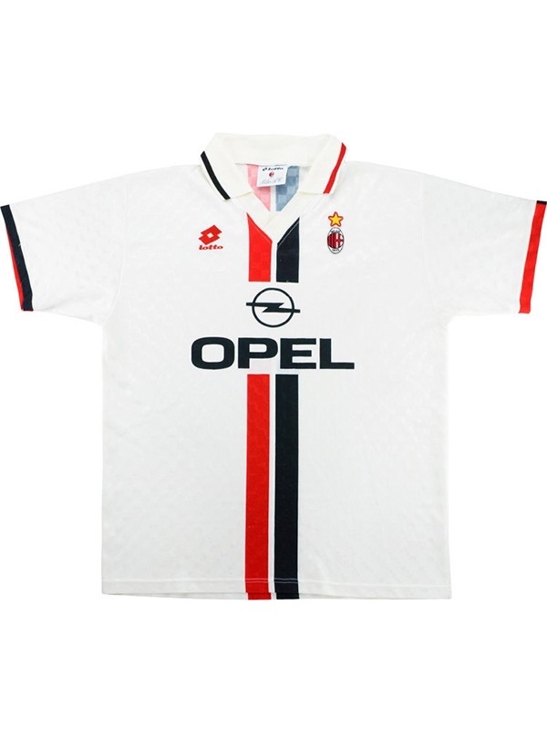 AC milan extérieur deuxième maillot rétro maillot de football sportswear pour homme 1995-1997