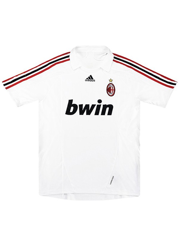 AC milan extérieur maillot rétro uniforme de football deuxième kit de football sportif pour hommes chemise haute 2009-2010