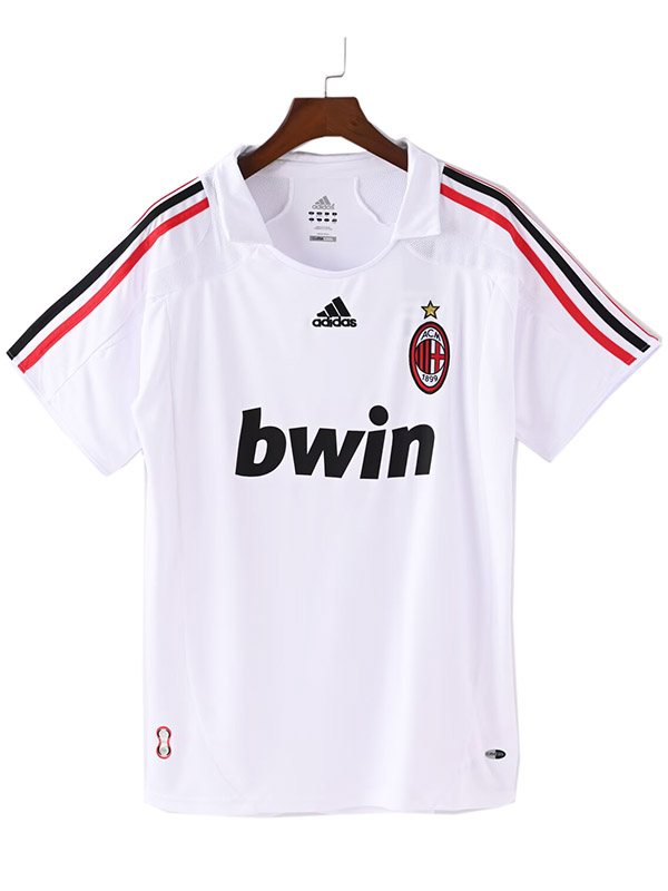 AC milan maillot rétro extérieur Uniforme de football vintage Maillot de football homme deuxième tenue sportswear 2007-2008