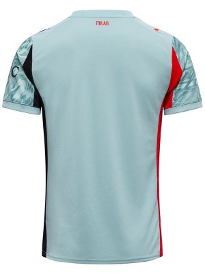 AC milan maillot de gardien de but de football pour adulte uniforme de football bleu pour homme tenue de sport haut 2025-2026