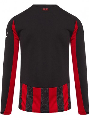 AC Milan domicile maillot de football à manches longues pour homme 2025-2026