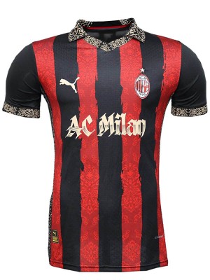 AC milan maillot de football rouge édition spéciale pour adulte uniforme de football pour homme tenue de sport haut 2025-2026