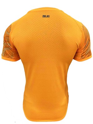 AC milan maillot spécial orange pour adulte uniforme d'entraînement vêtements de sport de football pour hommes hauts de football chemise de sport 2025-2026