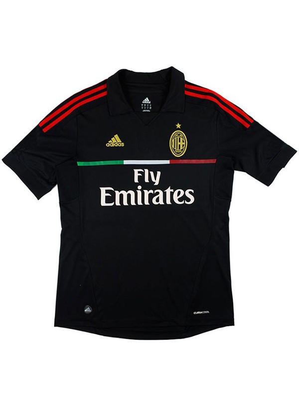 AC milan troisième maillot rétro 3e kits de football uniforme de football pour hommes en tête chemise de sport 2011-2012