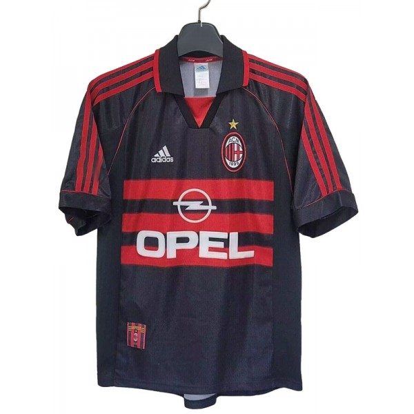 AC Milan troisième maillot rétro uniforme de football hommes 3ème kit de football de sport chemise haute 1998-1999