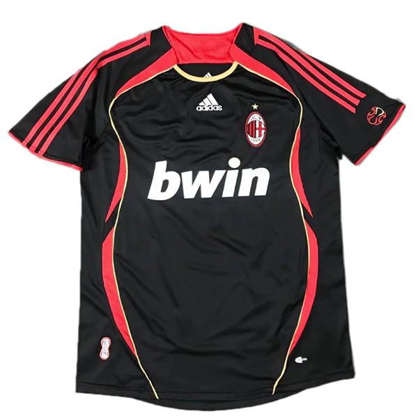 AC milan third retro soccer jersey maillot match men's 3rd sportwear football shirt 2006-2007