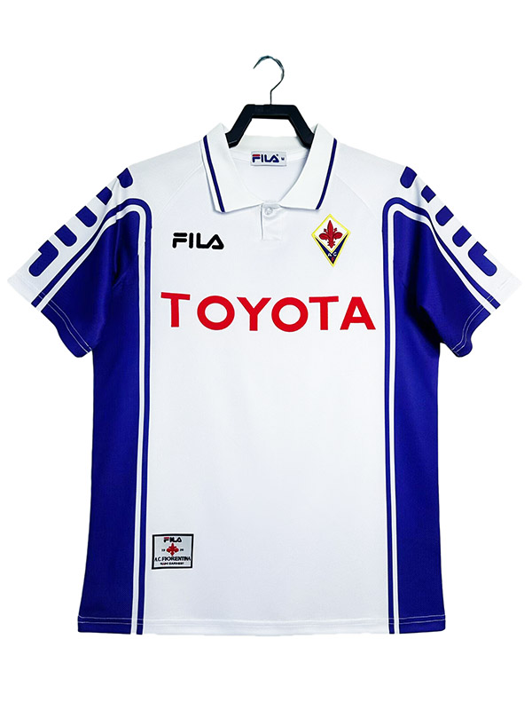 ACF Fiorentina maillot rétro extérieur uniforme de football vintage pour hommes deuxième tenue de sport haut 1999-2000