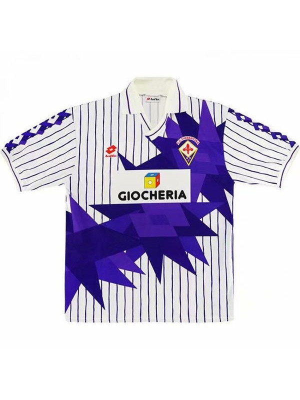 ACF Fiorentina extérieur maillot de football rétro maillot match deuxième maillot de football sportswear homme 1991-1992