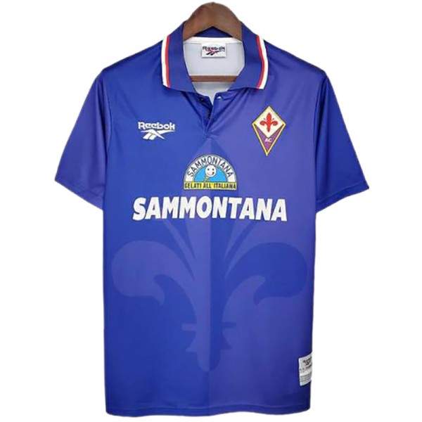 ACF Fiorentina maillot de football rétro à domicile uniforme vintage premier vêtement de sport pour hommes haut de football chemise de sport 1995-1997
