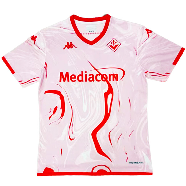 ACF Fiorentina maillot édition spéciale uniforme de football kit de football rose pour hommes hauts chemise de sport 2024-2025