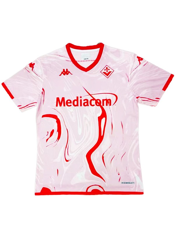 ACF Fiorentina maillot édition spéciale uniforme de football kit de football rose pour hommes hauts chemise de sport 2024-2025