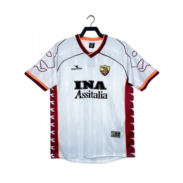 AS roma maillot extérieur rétro homme 1999-2000