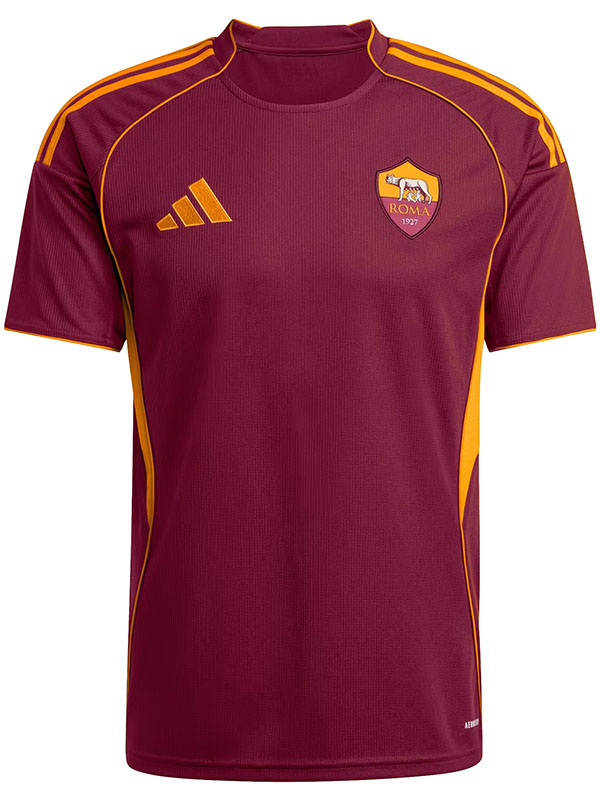 AS roma maillot domicile uniforme de football adulte maillot de football homme 2025-2026