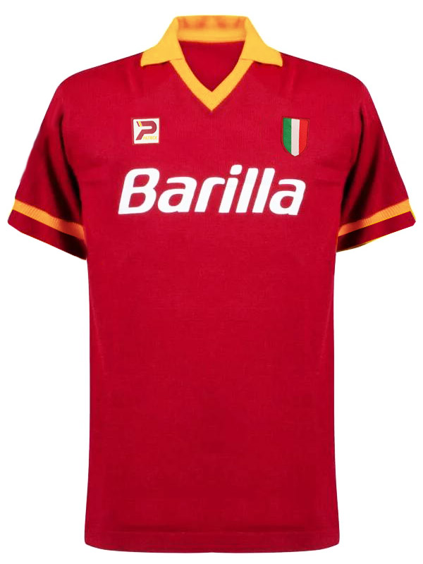 AS Roma maillot rétro domicile uniforme de football vintage pour homme premier maillot de football de sport 1983-1984