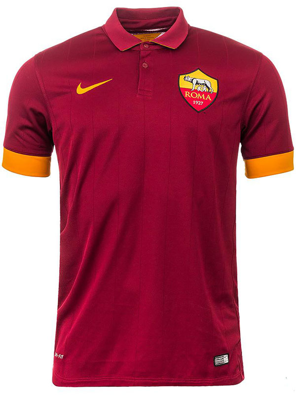AS Roma maillot rétro domicile uniforme de football vintage pour homme premier maillot de football sportswear 2014-2015