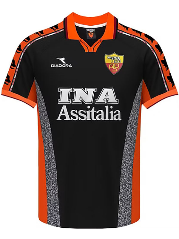 AS roma troisième maillot rétro masculin 1998-1999