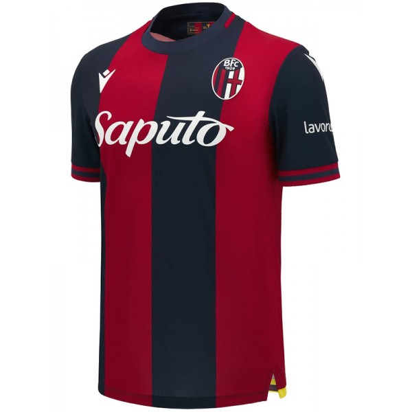 Bologna maillot domicile uniforme de football adulte premier kit de football pour hommes vêtements de sport haut chemise 2024-2025