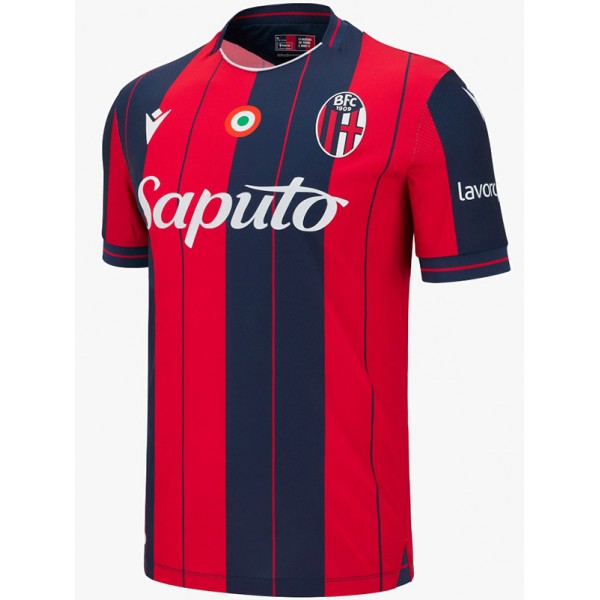 Bologna maillot domicile uniforme de football adulte premier kit de football pour hommes vêtements de sport haut chemise 2025-2026