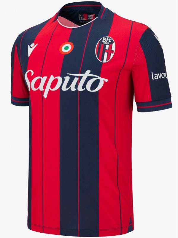 Bologna maillot domicile uniforme de football adulte premier kit de football pour hommes vêtements de sport haut chemise 2025-2026