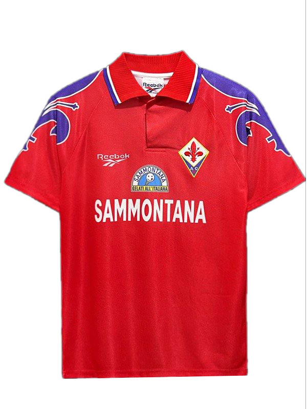 Fiorentina maillot rétro extérieur vintage deuxième uniforme de football kit de football pour hommes haut chemise 1995-1996