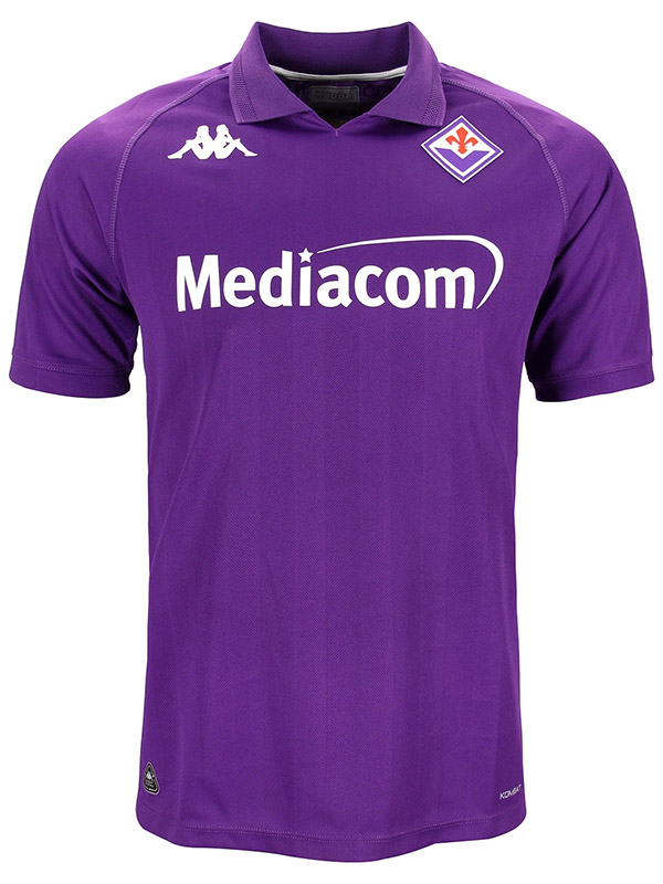 Fiorentina maillot domicile uniforme de football adulte kit de vêtements de sport pour hommes haut de football chemise 2024-2025