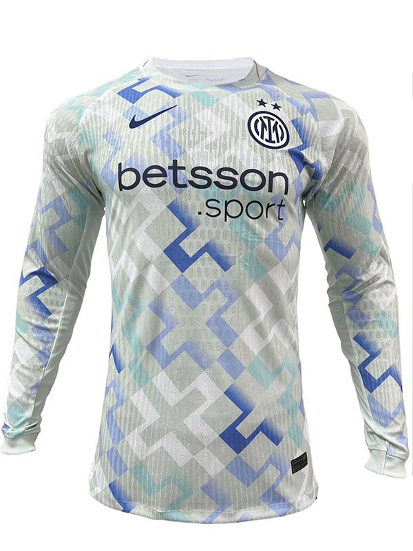 Inter milan maillot de football à manches longues pour adulte tenue de sport pour homme 2025-2026