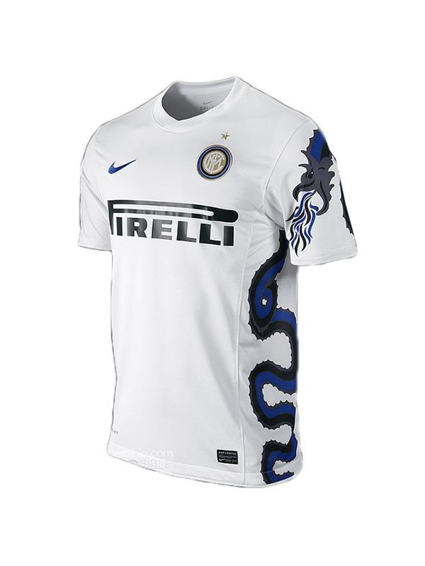 Inter milan maillot rétro extérieur match deuxième maillot de football sportswear de football pour hommes 2010-2011