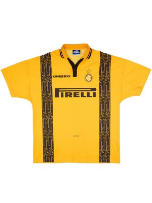 Inter Milan maillot rétro extérieur uniforme de football vintage pour hommes deuxième maillot de football sportswear 1996-1997
