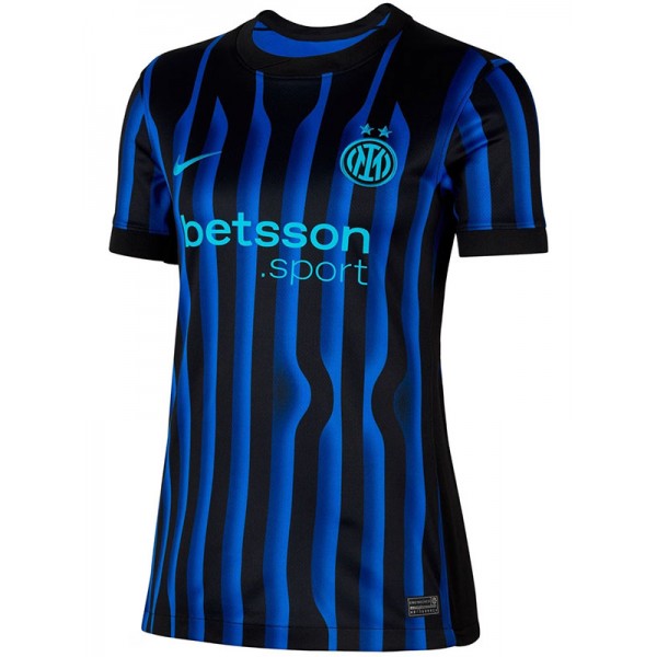 Inter milan maillot domicile femme premier uniforme de football féminin kit de football sportif hauts chemise 2025-2026