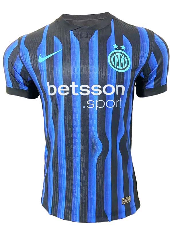 Inter milan maillot domicile uniforme de football adulte kit de football pour hommes premier haut de sport chemise 2025-2026