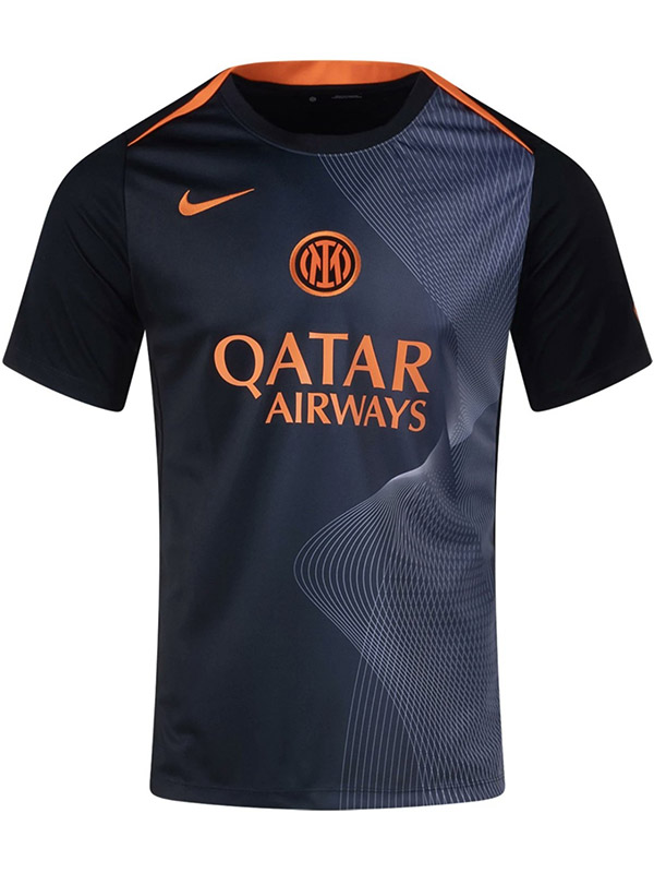 Inter milan maillot gris pour homme tenue d'avant-match 2026-2027