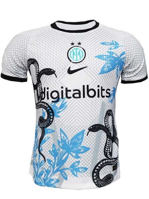 Inter milan maillot de football blanc pour homme uniforme de joueur spécial serpent kit de football haut de sport 2025-2026
