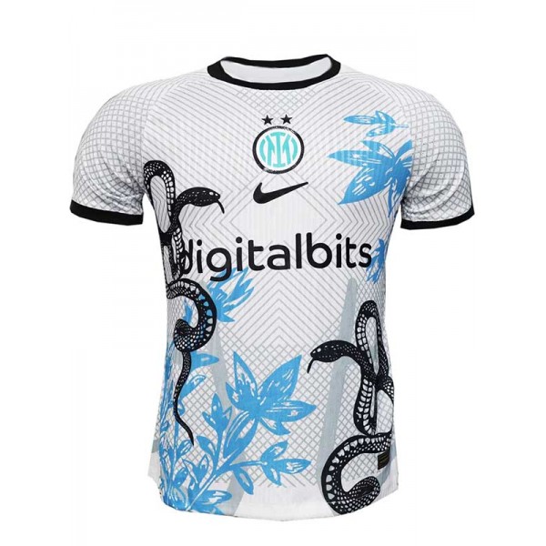 Inter milan maillot de football blanc pour homme uniforme de joueur spécial serpent kit de football haut de sport 2025-2026