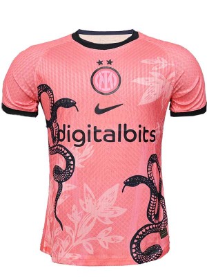 Inter milan maillot de football rose pour adulte maillot de joueur spécial tenue de football pour homme haut de sport 2025-2026