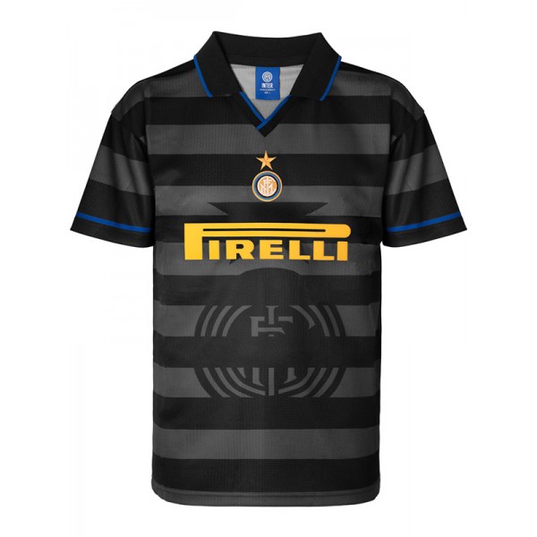 Inter Milan troisième maillot rétro vintage de football pour homme tenue de sport haut de la finale de l'UEFA 1997-1998