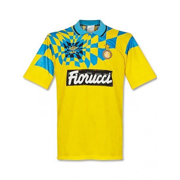 Inter milan troisième maillot rétro vintage de football pour homme tenue de sport haut 1991-1992